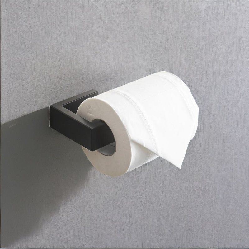 4 - Piece Bathroom Hardware Set, Black