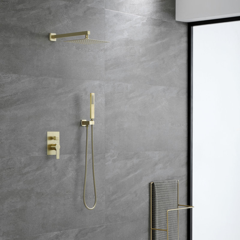 Système de douche complet avec valve brute