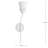 Pinellas Glass and Steel Wall Sconce-472549567