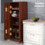 Garde-manger à deux portes avec tablettes réglables