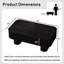 Table basse rectangulaire en bois massif 44 po avec rangement-958372338