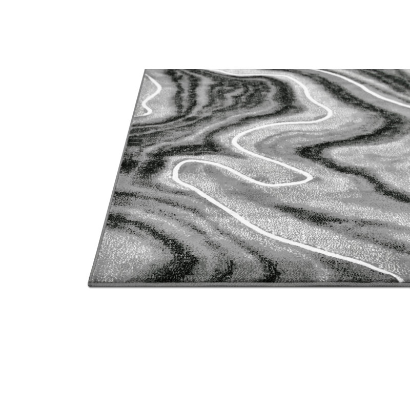 Abstract Indoor Rug, Runner 2' x 6'11"