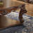 Cherry End Table With Bottom Shelf