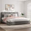 Lit plateforme tapissier Bensu Boucle-2123586220-2115697642