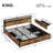 Stouffer Metal Platform Storage Bed-451440133