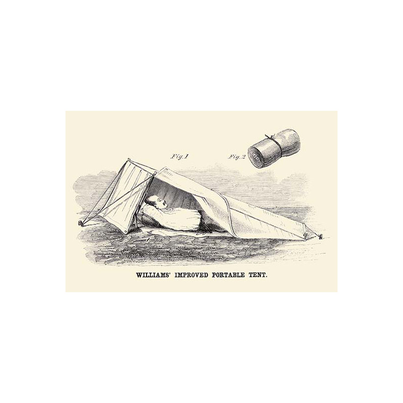 « william portable tente », impression, H 44 po x l 66 po
