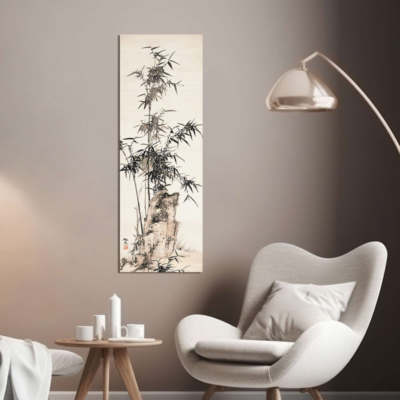 Japanese Print: Bamboo By Baiitsu Yamamoto by Baiitsu Yamamoto - Print, 100cm H x 35cm W x 4cm D