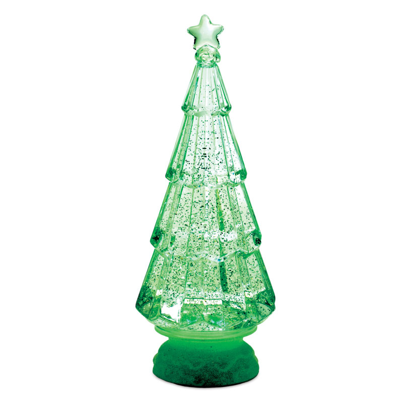 Arbre de Noël à DEL vert H 12 po