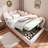 Upholstered Daybed With Hydraulic Storage And Adjustable Side Panels-527291648