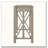 60''Acacia Veneer Console Table with 4 Spacious Drawers-2140019605