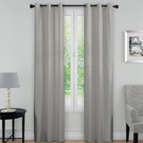 Nikki Solid 100% Blackout Themaback Grommet Window Curtain