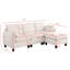 Canapé modulaire en chenille avec repose-pieds-743469947