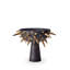 Celestial Black+Gold Bowl On Stand