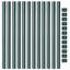 Fence Posts 12 Pcs Powder-Coated Steel-1753982552-1753987488