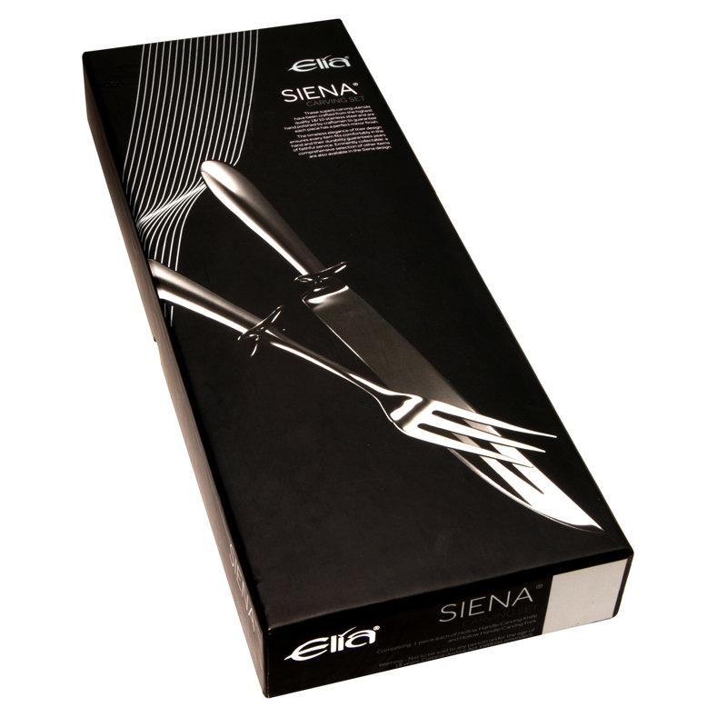 Elia Siena 2 Piece Stainless Steel Carving Set