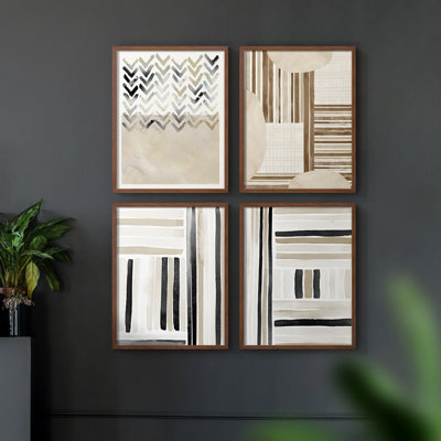 «Soft Inspiration I», ensemble de 4 encadrées