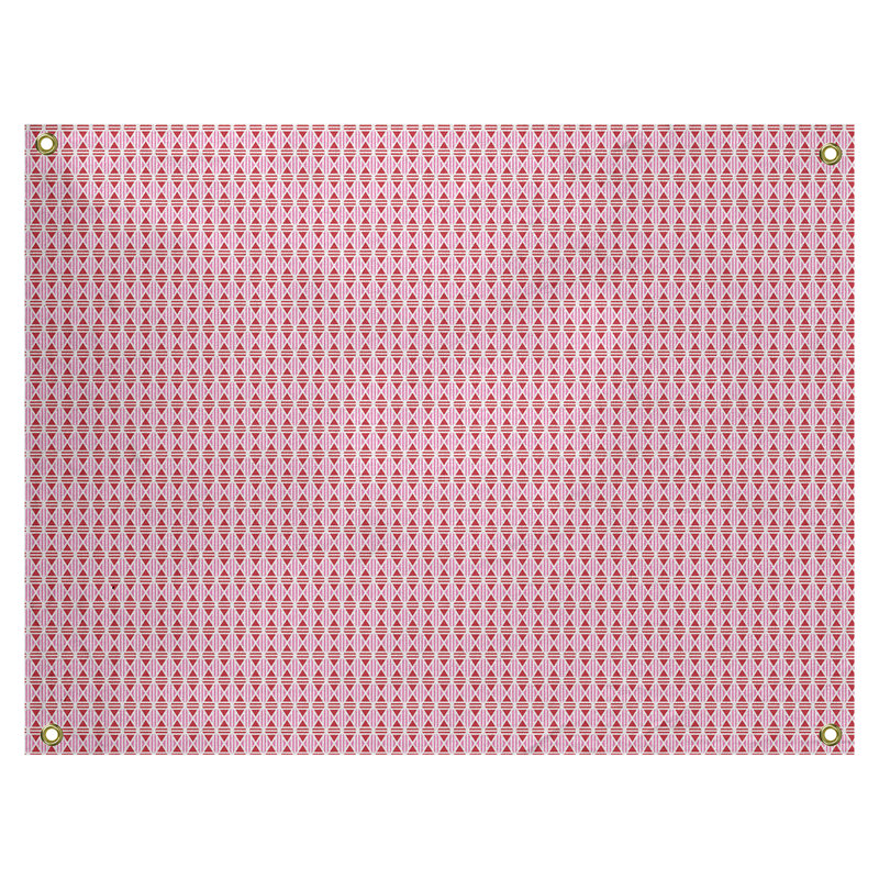 Tapisserie murale losanges en losanges en polyester, H 1 po x l 80 po x P 59 po, Rosé / rose clair
