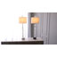 Lampe facette avec base en marbre-57972687