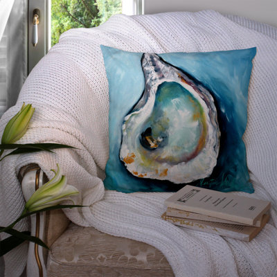Oysters Oyster Indoor/Outdoor Throw Pillow