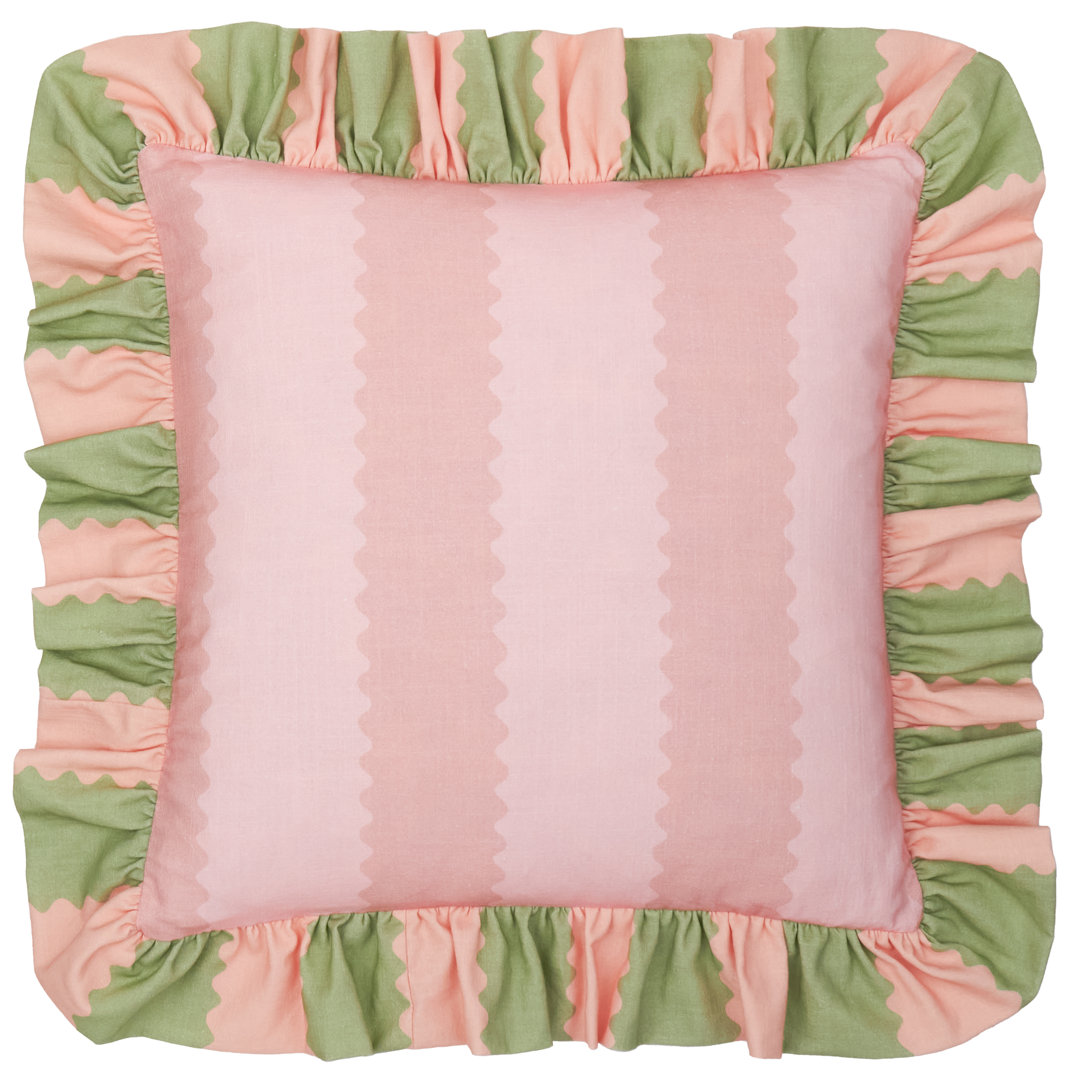 Striped Square Cushion Cover