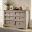 Lockhaven Solid Wood 132cm W 6 - Drawer Chest of Drawers