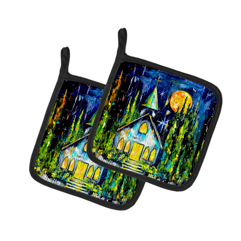 Caroline's Treasures Martin Welch New Artwork Polyester Potholder Set