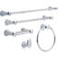 Lahara Wall Mount Round Closed Towel Ring Bath Hardware Accessory-2559878