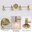 Luminaire de coiffeuse élégant en forme de cristal carré - cadre en fer durable, lumières,-765398692-766158775