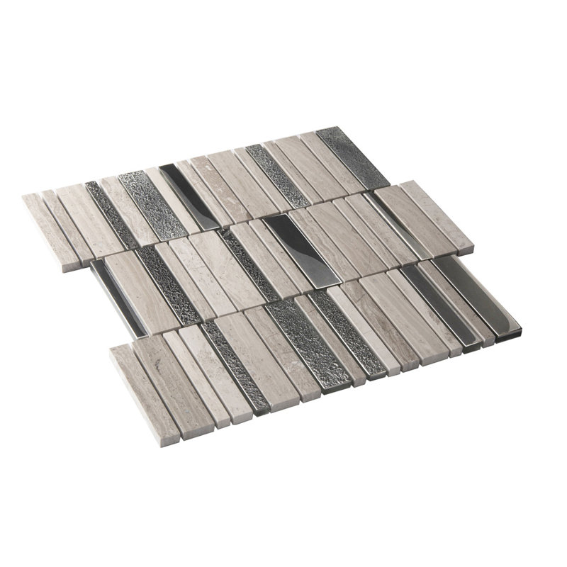 Metropolis 0.9 in. x 5.8 in. Polished Tile
