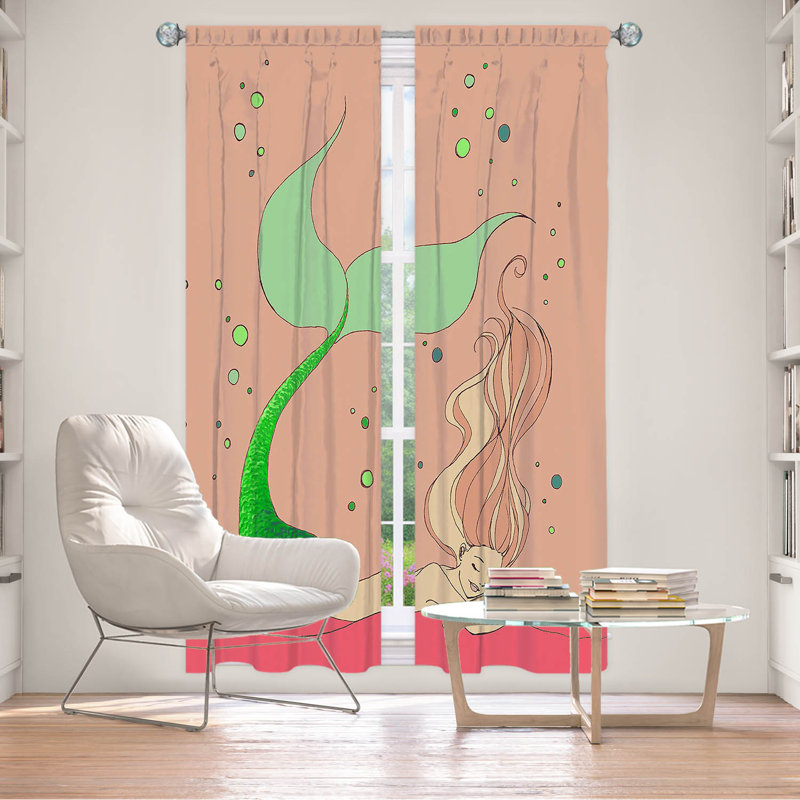 Room Darkening Curtain Pair, 20" W x 82" L, Dusty Rose