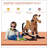 Qaba Kids Plush Rocking Horse Giraffe Style Themed Ride-On Chair Toy With Sound