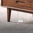 Walnut Solid Wood Rectangular Coffee Table-1081273677
