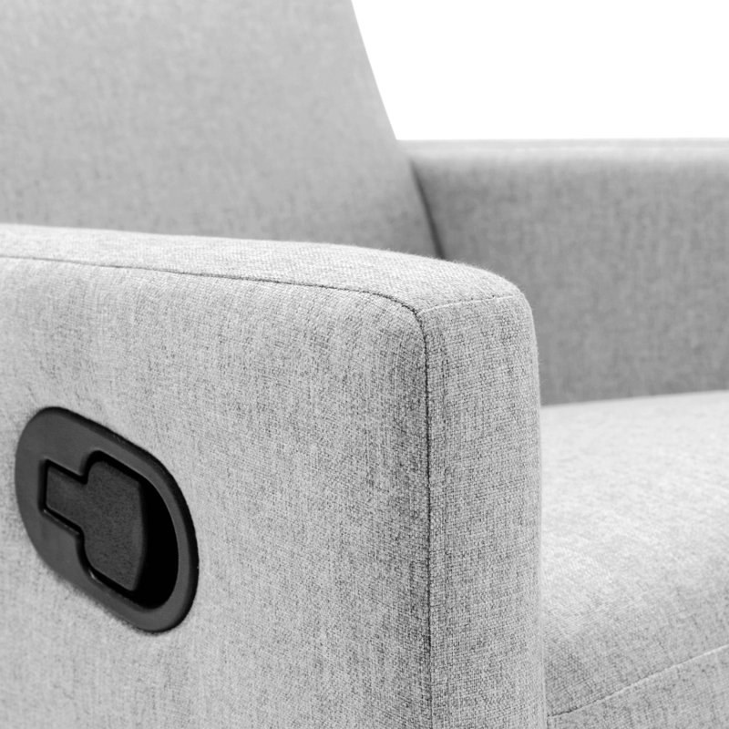 Glider Swivel Recliner Chair, Grey
