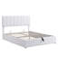 Lit plateforme tapissier avec système de rangement hydraulique-215651585-215651584
