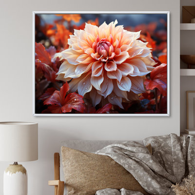 " Red Dahlias Delight "