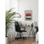 Black flows-impression sur toile encadrée-30011145