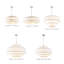 Lustre tambour 5 lumières Aasim-1977652146