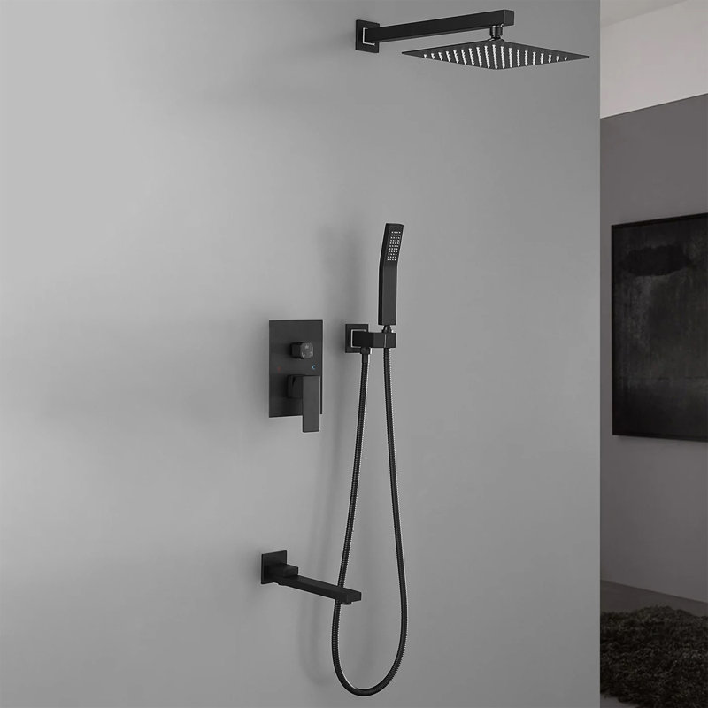 All-In-One Kit with Rough in-Valve, Black