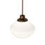 16" Wide Revival Schoolhouse Traditional Globe Pendant