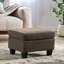 Polyvalent en chocolat - construction, compact. Portable pour toutes les pièces. Conception élégante. 24 profondeur x 18 largeur 16 hauteur. Tabouret de 10,68 lb compact, portable et élégant. Couleur de fabrication du tissu. Idéal-118020842