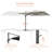11.5' x 9' Rectangular Cantilever Umbrella-91487883