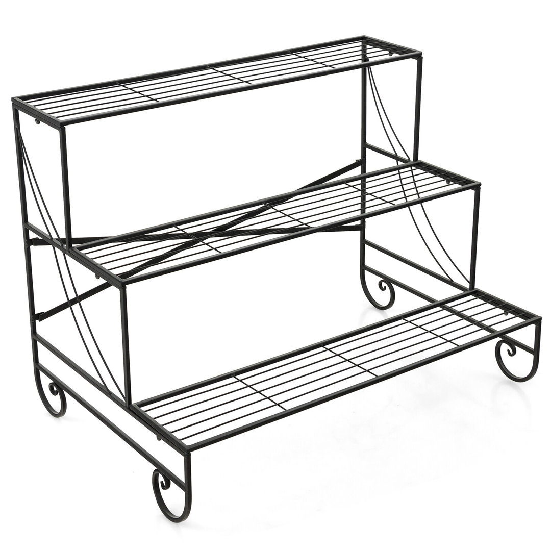 Cortina Metal Weather Resistant Plant Stand Wildon Home®
