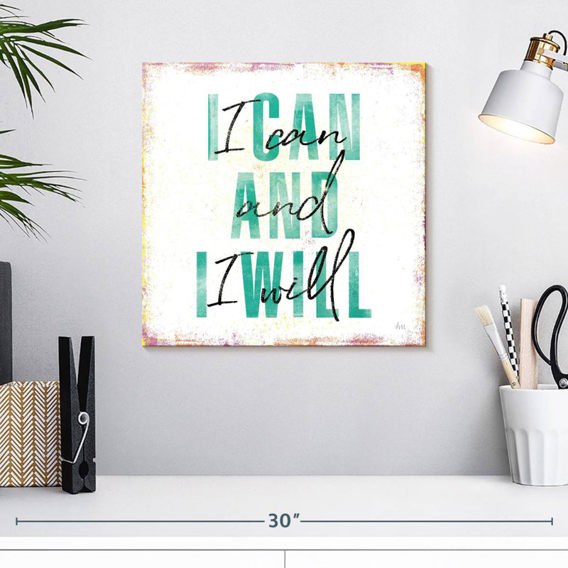 Tergel I Can And I Will, 16" H x 16" W