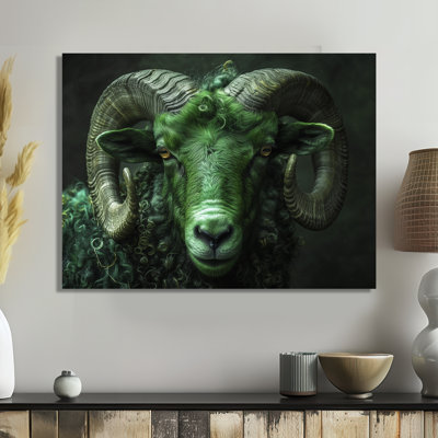 Green Astrology Zodiac Zeal Aries - Astronomy Aries Wall Art Print