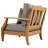 Clairmont Teakwood Patio Armchair-112366899