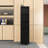 5 Drawer Metal Vertical File Cabinet With Lock And Wheels For Home Office, Adjustable Hanging Rods A4/Letter/Legal Size, Full - Retractable Slides, Construction In Black Wheels, Ample Room Smooth-1210858711