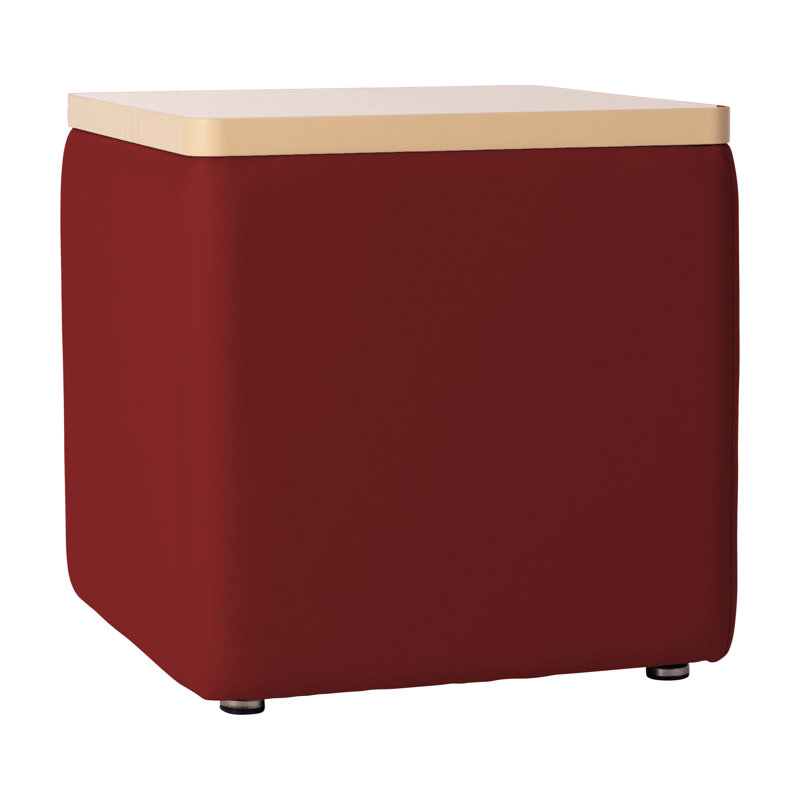 Repose-pieds carré Pro Series, Rouge / érable