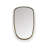 Squiggle Oval Mirror Bronze