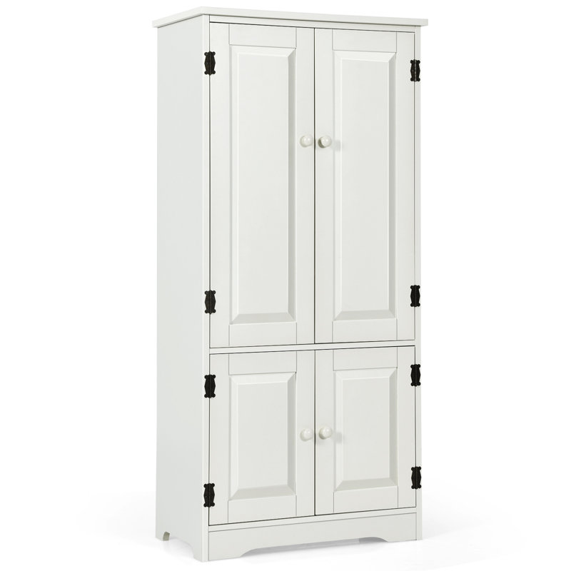 Morrell Freestanding Linen Cabinet, Beige