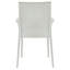 Fauteuil de patio empilable sans assemblage Mace - Chaise de salle à manger moderne en tissu toutes saisons imperméable et robuste-30181369-124128378